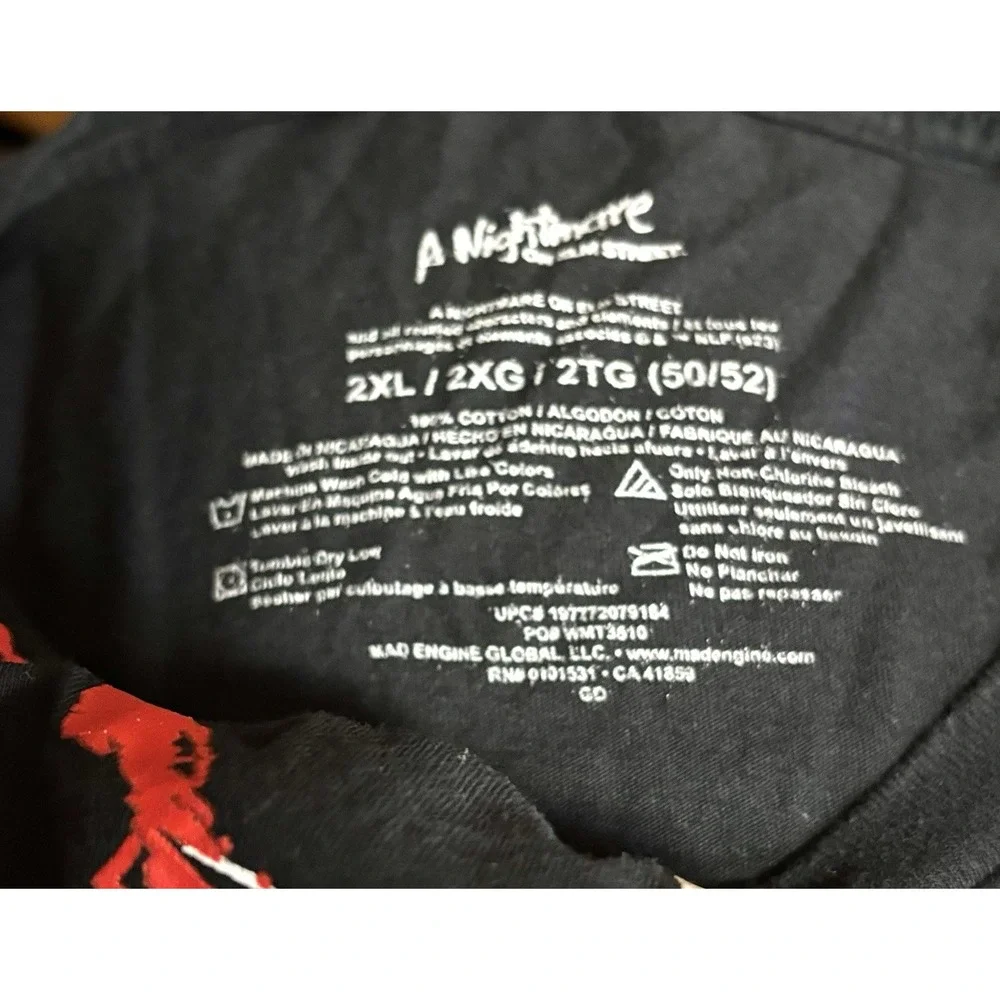 Nightmare on Elm Street t-shirt 2 xl   50/52‎